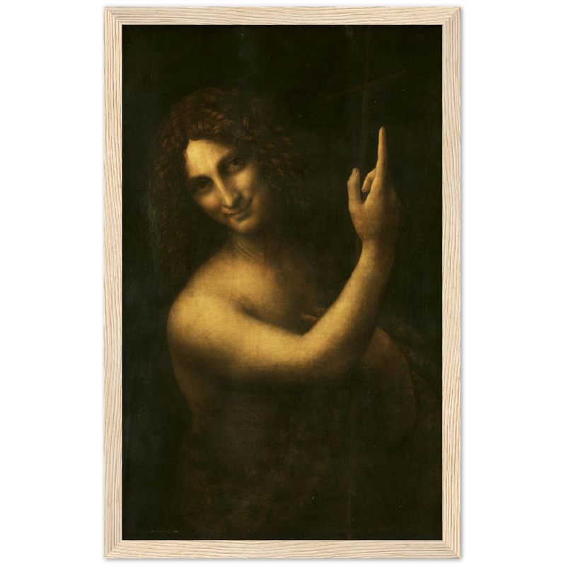 Saint John the Baptist Art Print by Da Vinci