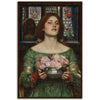 Gather Ye Rosebuds While Ye May Print by Waterhouse