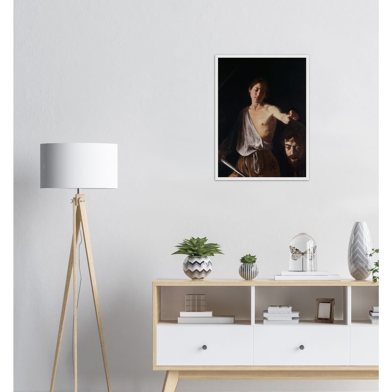 David and Goliath Art Print by Caravaggio