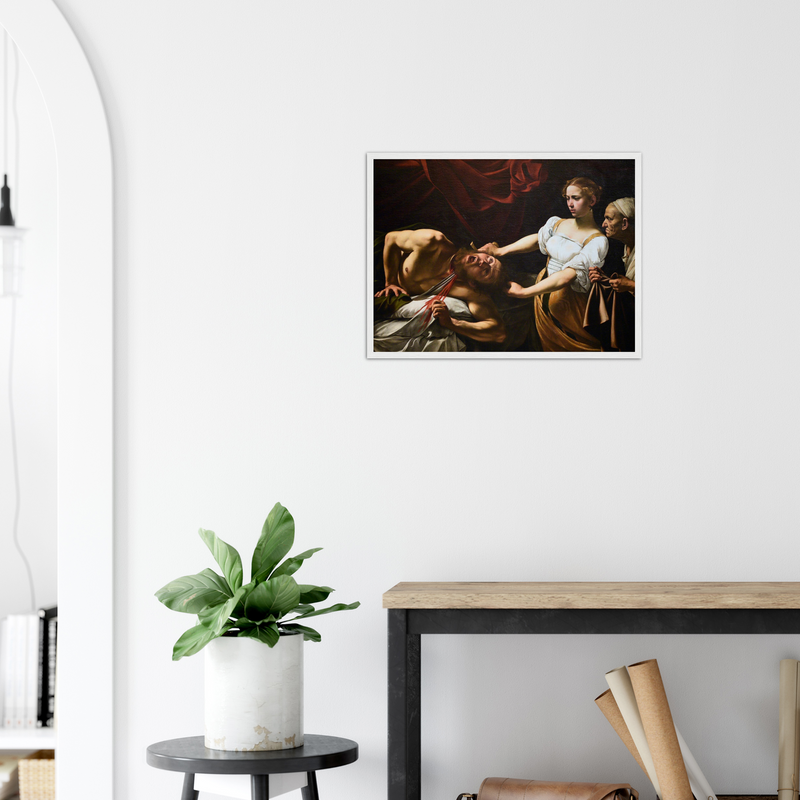 Judith Beheading Holofernes Art Print by Caravaggio