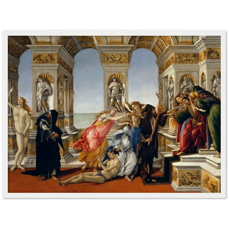 Calumny of the Apelles Print by Sandro Botticelli