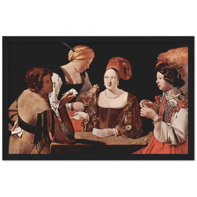 The Card Sharp with the Ace of Diamonds Art Print by Georges de la Tour