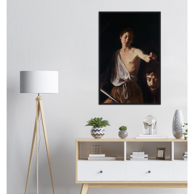 David and Goliath Art Print by Caravaggio