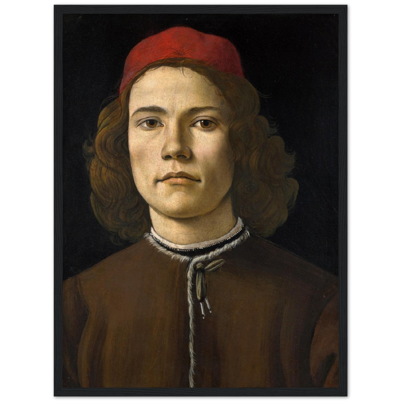 Portrait of a Young Man Print by Sandro Botticelli