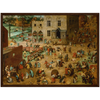 Children's Games Art Print by Bruegel the Elder