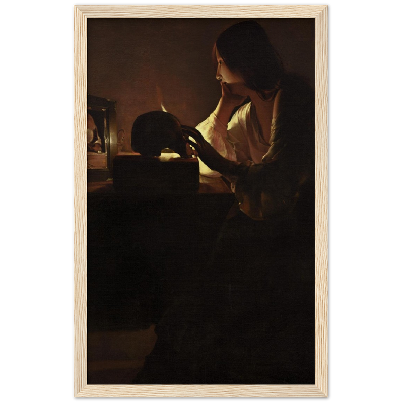 The Repentent Magdalen Art Print by Georges de la Tour