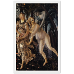 Primavera Chloris and Zephyrus Art Print by Sandro Botticelli