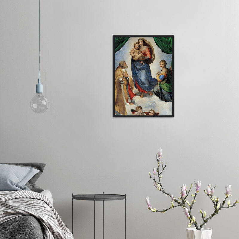 The Sistine Madonna Art Print by Raphael