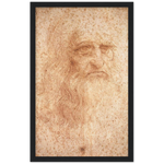 Da Vinci Self Portrait Art Print