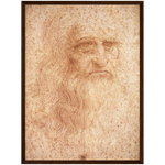 Da Vinci Self Portrait Art Print