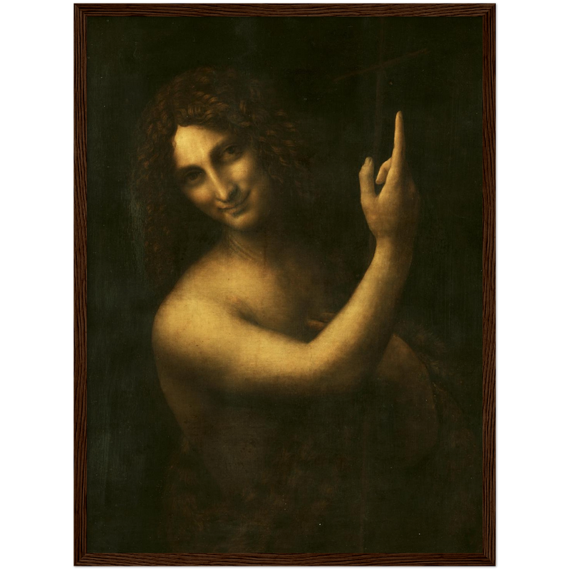 Saint John the Baptist Art Print by Da Vinci