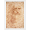 Da Vinci Self Portrait Art Print