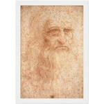 Da Vinci Self Portrait Art Print