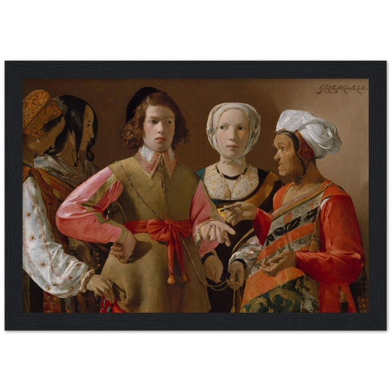 The Fortune Teller Print by Georges de la Tour