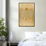 Vitruvian Man Art Print by Da Vinci