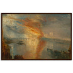 The Burning of the Houses of Lords and Commons Print by Turner