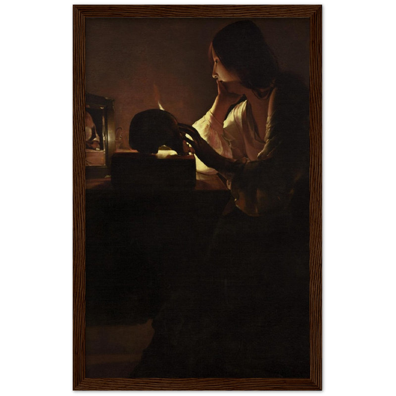 The Repentent Magdalen Art Print by Georges de la Tour