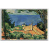 L'Estaque Aux Toits Rouges Print by Cezanne