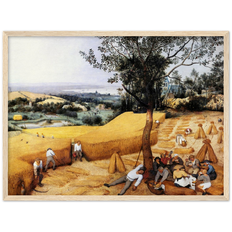 The Harvesters Print by Bruegel the Elder