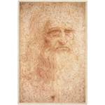 Da Vinci Self Portrait Art Print