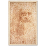 Da Vinci Self Portrait Art Print