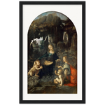 Virgin on the Rocks Art Print by Da Vinci