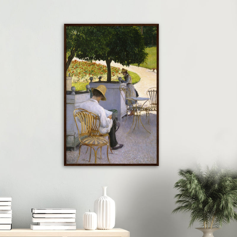 The Orange Trees Print by Caillebotte