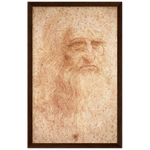 Da Vinci Self Portrait Art Print