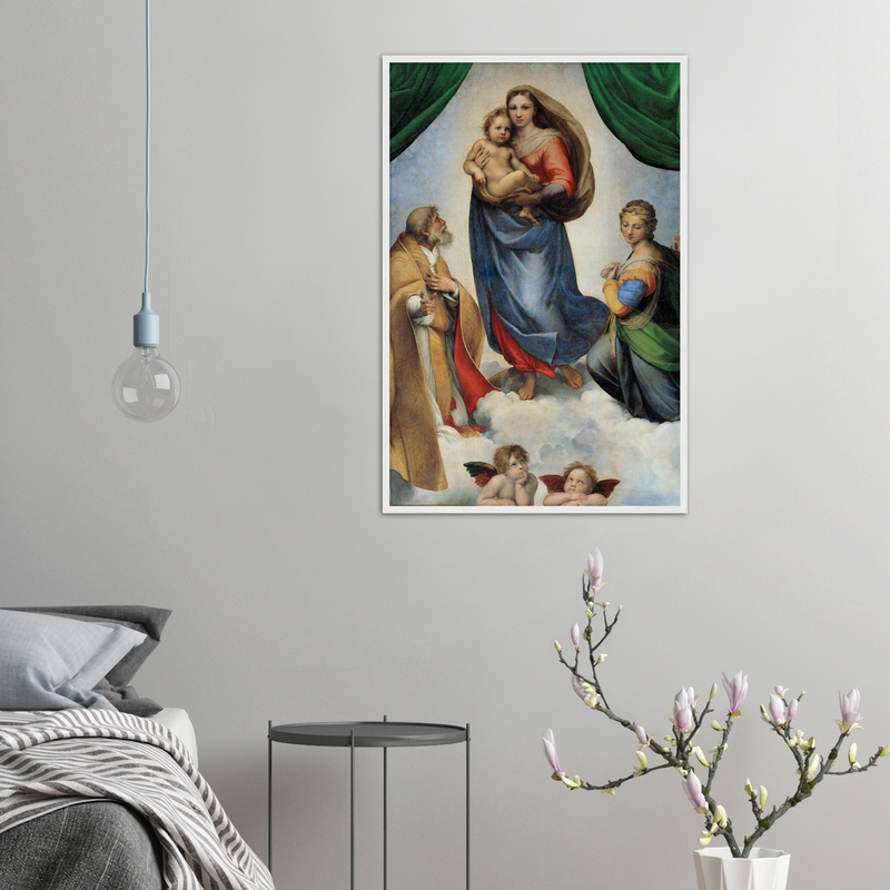 The Sistine Madonna Art Print by Raphael