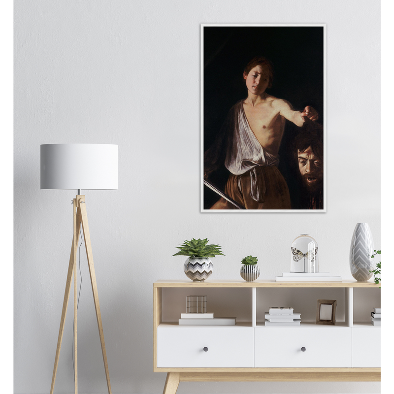 David and Goliath Art Print by Caravaggio